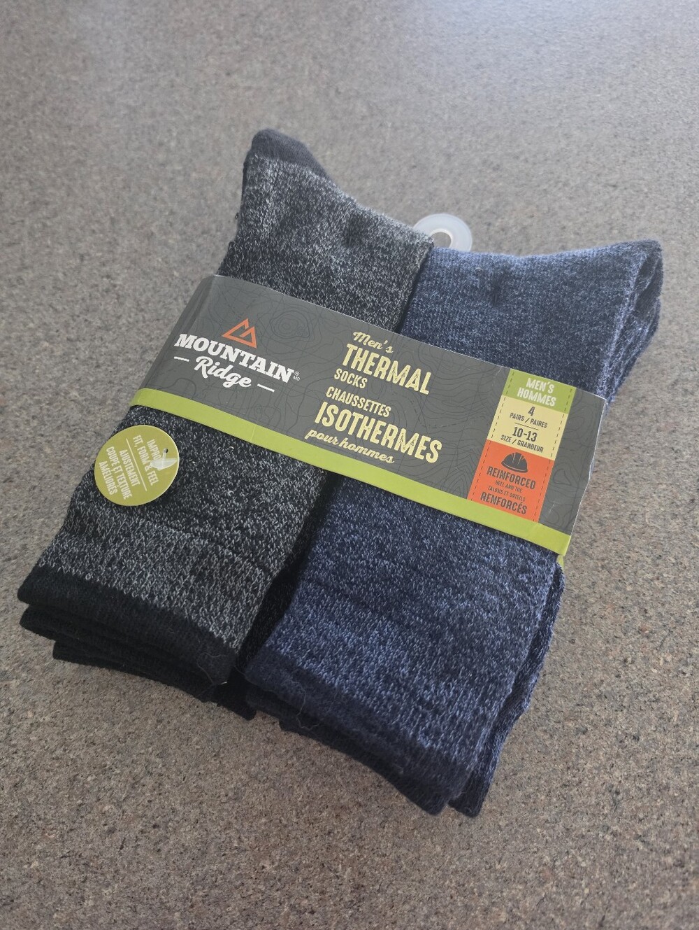 Mountain Ridge Thermal Socks NWT